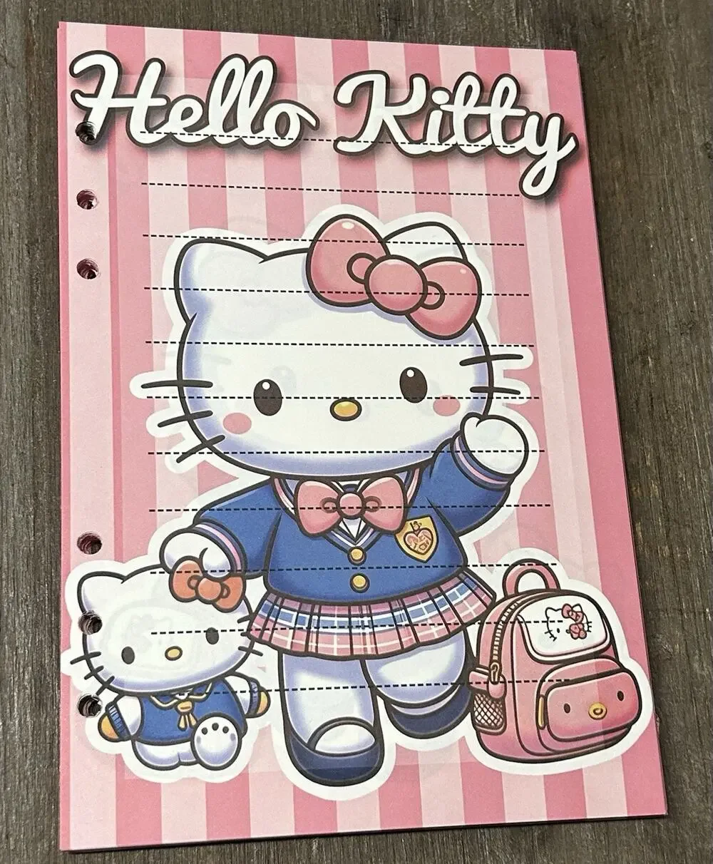 Hello Kitty Size A5 Refill Paper (50 Sheets)